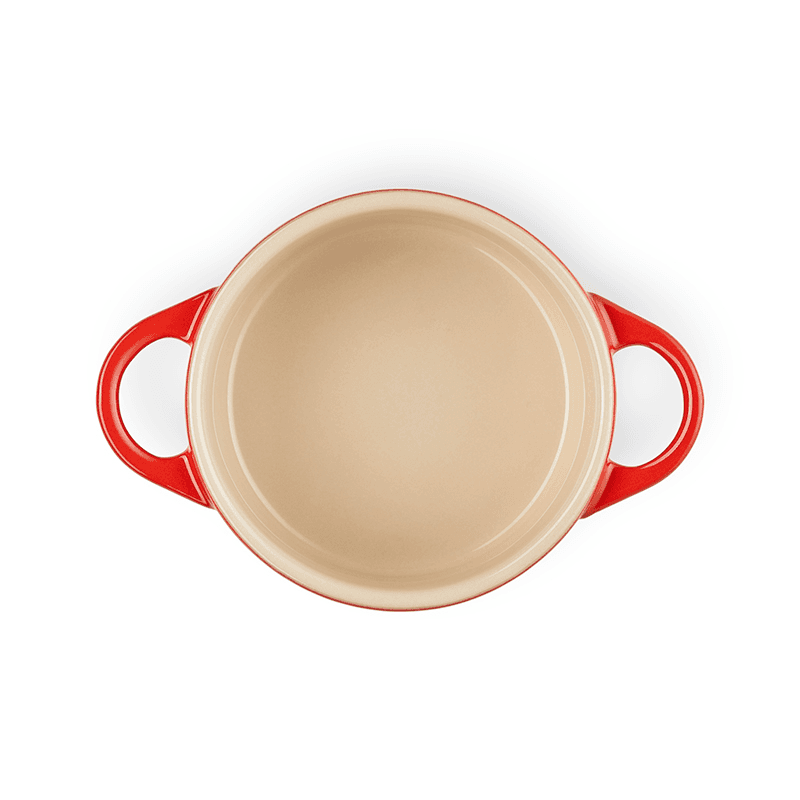 Stoneware Petite round casserole, 10cm, Cerise