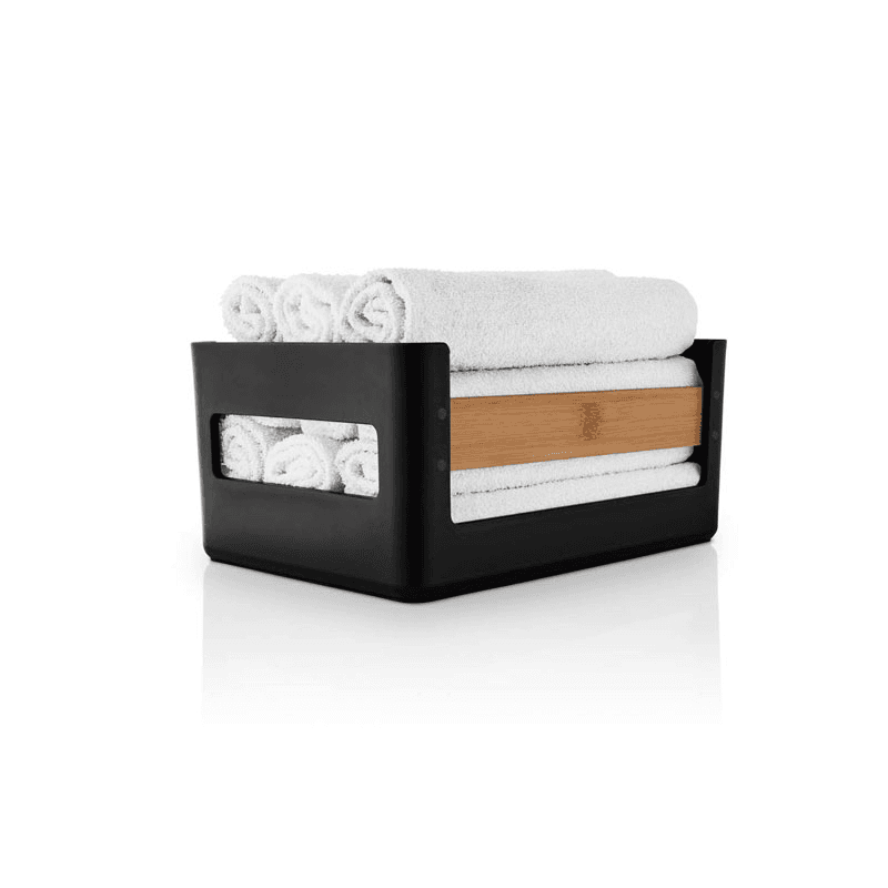Nordic Kitchen Pantry Crate, L26 x W18cm, Black