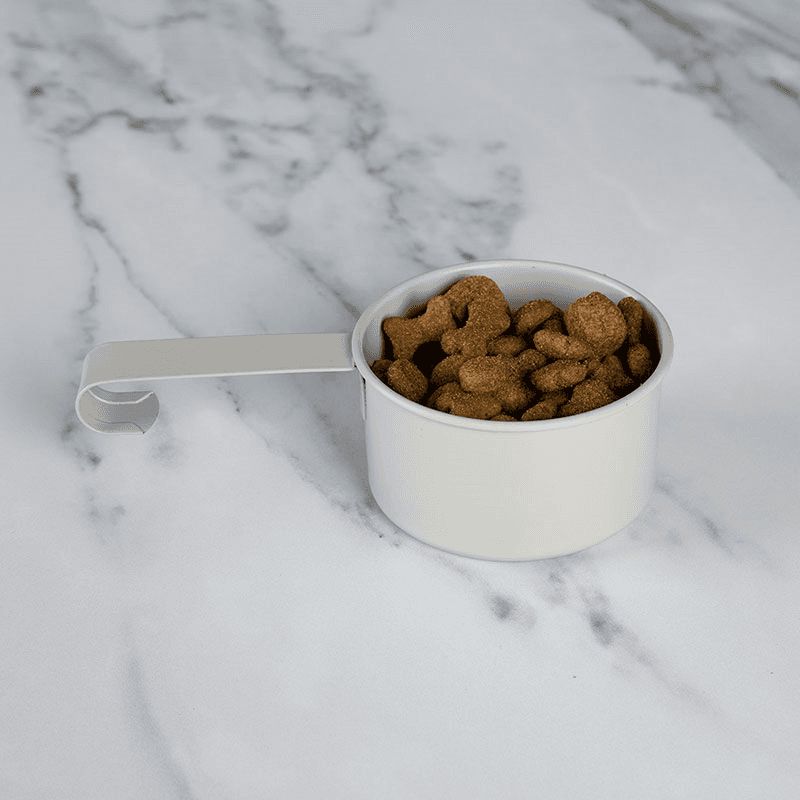 Cantina Pet Food Canister & Scoop, 4L, Light Grey