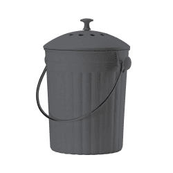 Image showing the Eco compost pail, 28 x 18cm - 4.5 litre, Black product.
