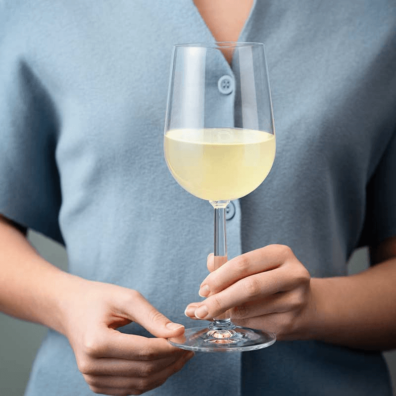 Set of 2 Red Wine Glasses, 320ml, Clear