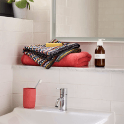 Image showing the Carnaby Stripe Bath Towel, Multi product.