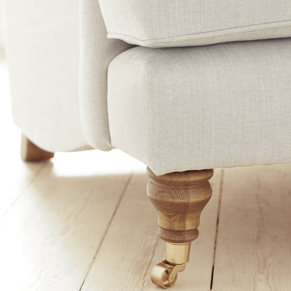 Bluebell, Two Seat, Taupe Brushed Linen Cotton, Taupe