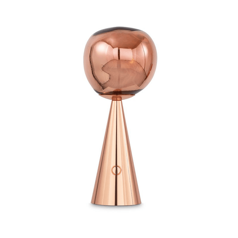 Melt Portable Lamp, H28.5cm, Copper