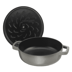 Image showing the Saute pan with Chistera lid, 24cm, Graphite Grey product.