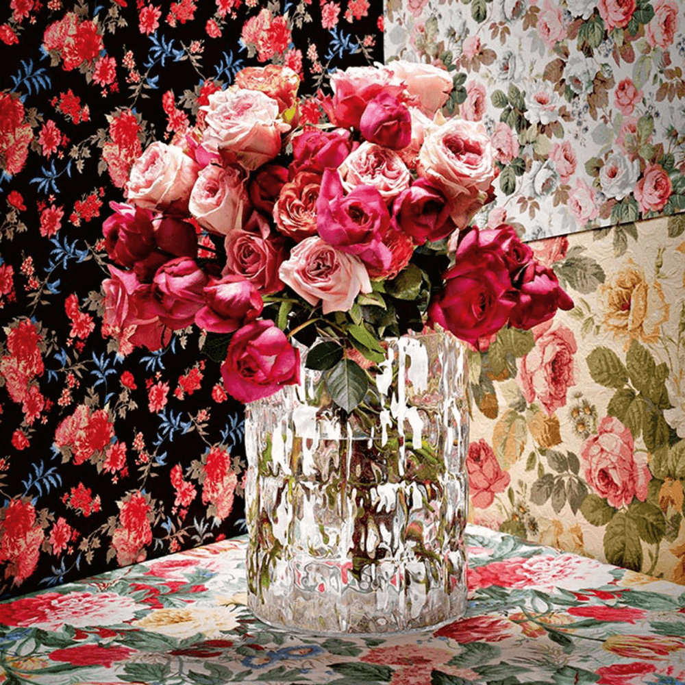 Matelasse, Vase, Crystal