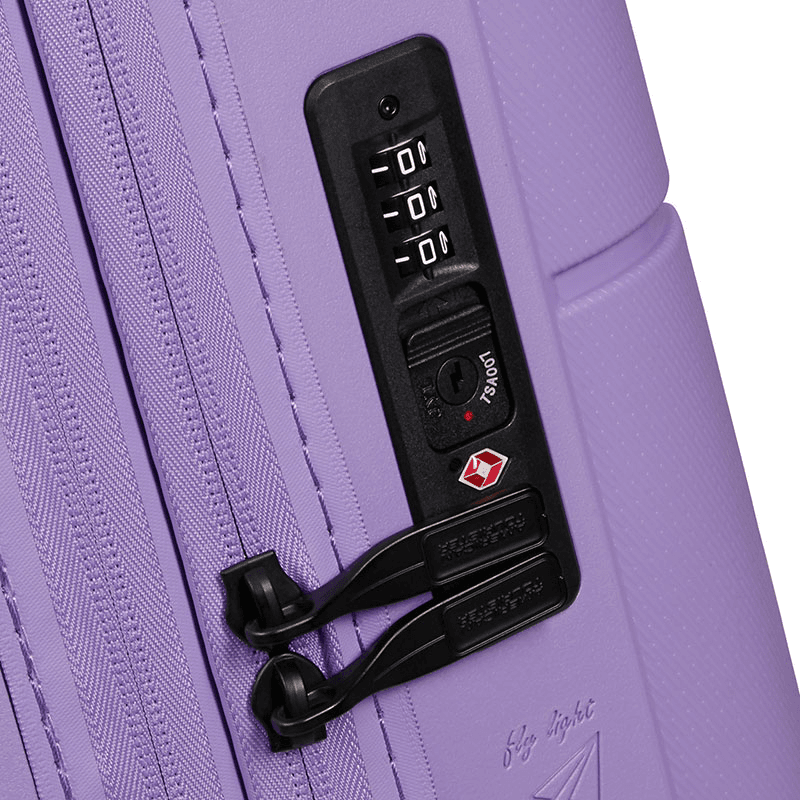 Dashpop Cabin Suitcase, H55 x L40 x W20/23cm, Violet Purple