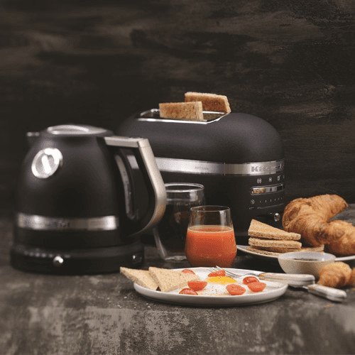 Artisan 2 slot toaster, Cast Iron Black