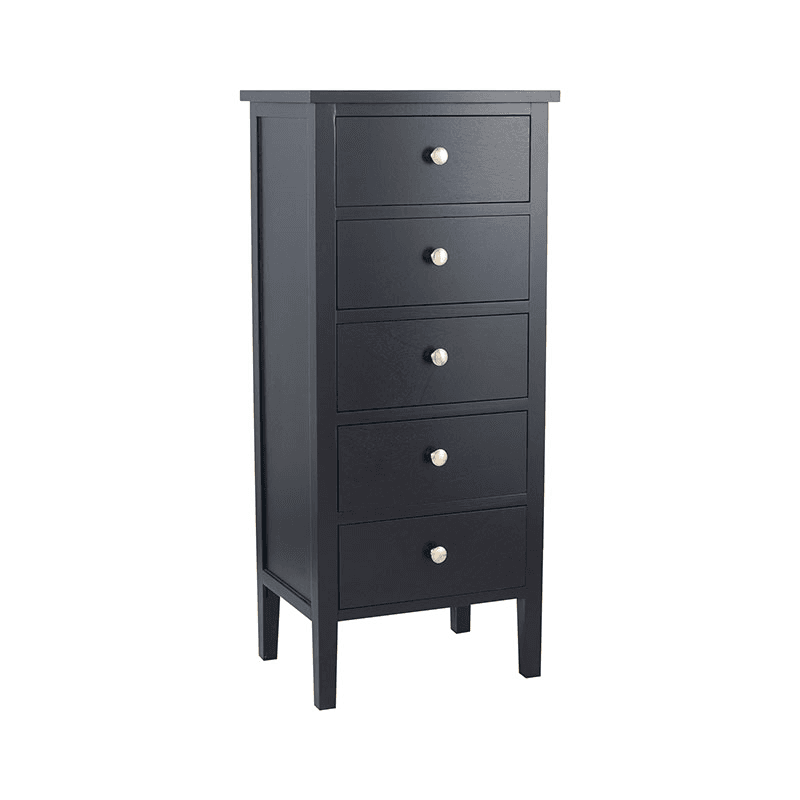 Chelmsford Tall Boy, Satin Black