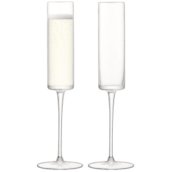 Image showing the Otis Champagne Flutes Set of 2, 150ml, Clear product.
