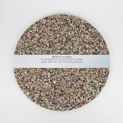 Image showing the Beach Clean Set of 4 Placemats, D30cm, Multi product.