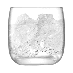 Image showing the Borough Set of 4 tumblers, 300ml, clear product.