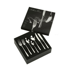 Image showing the Warwick 42 piece cutlery set, Stainless Steel product.