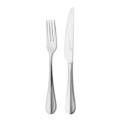 Image showing the Baguette 12 piece steak set in wooden giftbox, Mirror Finish product.