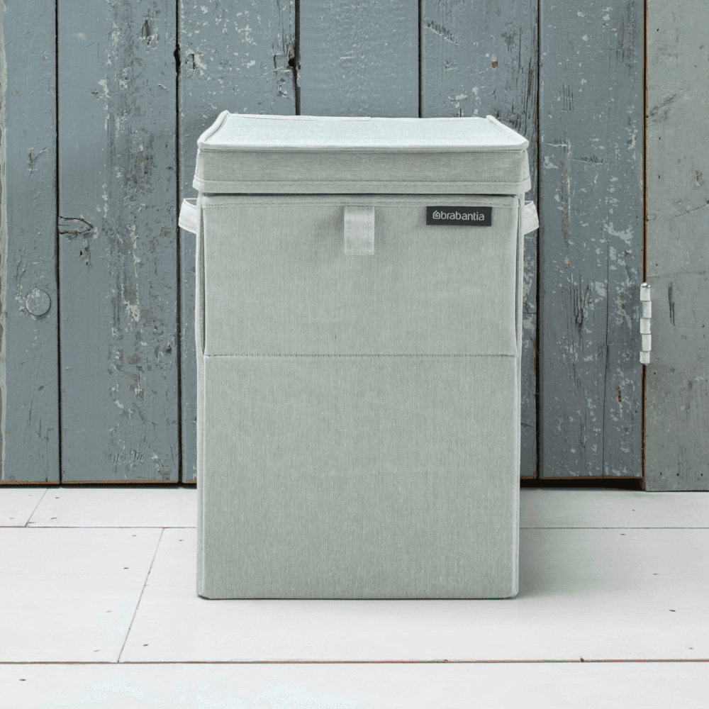 Stackable laundry box, 35 litre, Green