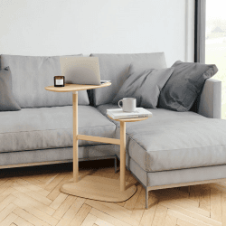 Image showing the Swivo Side Table, Natural product.