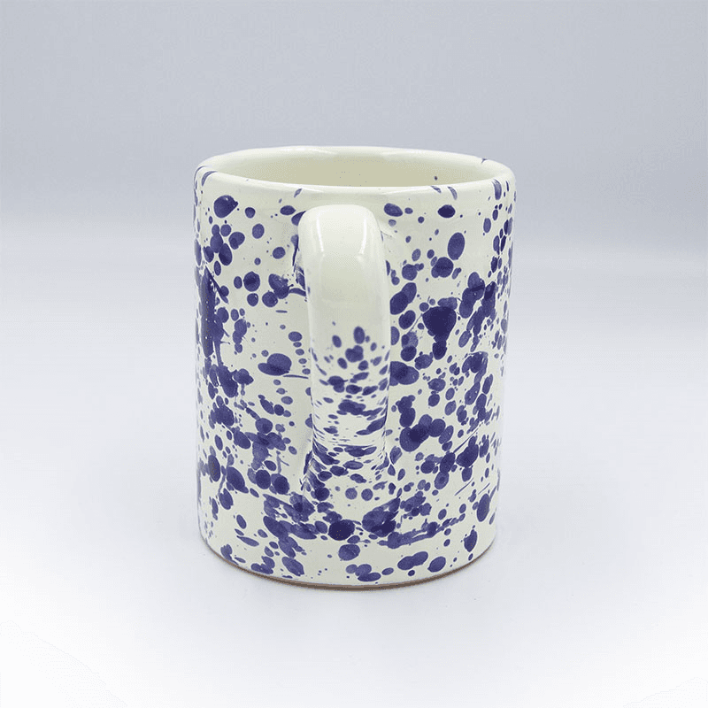 Splatter Mug, H10cm, Blueberry