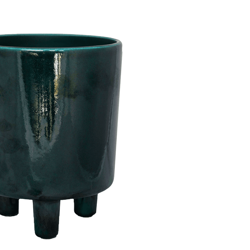 Pisa Planter, H20 x W24 x D24cm, Emerald
