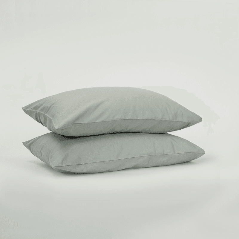 The Original 300 Thread Count Sateen Pair of Pillowcases, Standard, Sage Green