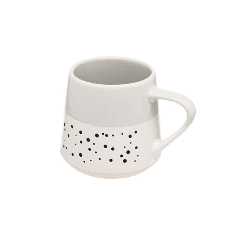 Dotted Mug, 350ml, Grey