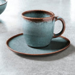 Image showing the Lava Coffee Cup, 240ml, Turquoise product.