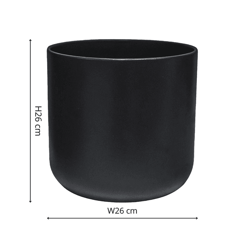 Lisbon Planter, D26cm, Anthracite