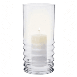 Image showing the Wibble Hurricane lamp, H29cm, Clear product.