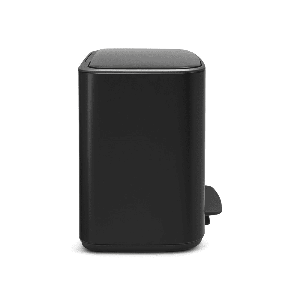 Bo Pedal bin, 23 litre - H44 x W54 x D36.5cm, Matt Black