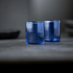 Image showing the Torino Set of 2 Shot Glasses, 55ml, Blue product.