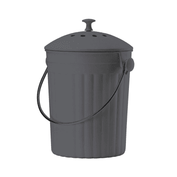 Image showing the Eco compost pail, 28 x 18cm - 4.5 litre, Black product.