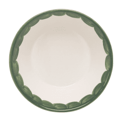 Image showing the Scallop Bowl Set of 2, D16cm, Green product.