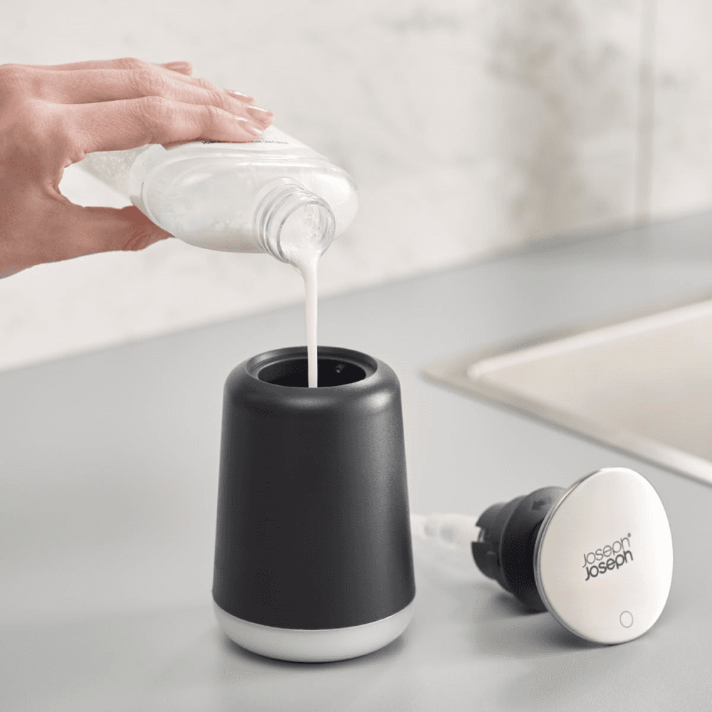 Presto Soap dispenser, 14.6 x 7.3 x 7.3cm, Grey
