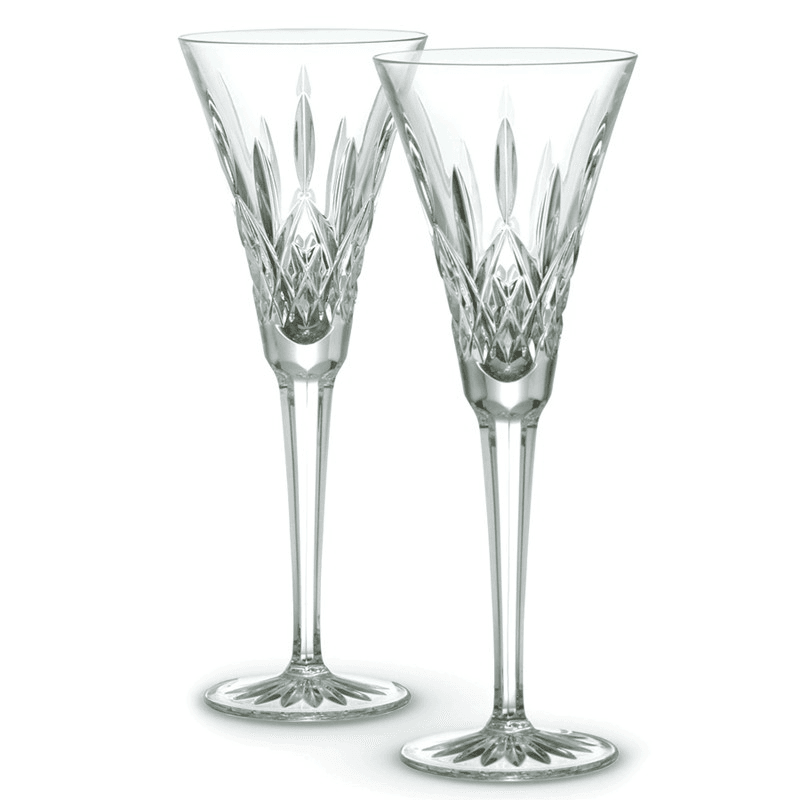 Lismore Pair of toasting flutes