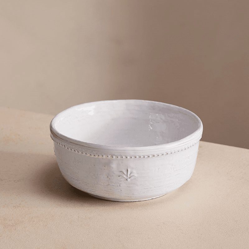 Hillcrest Set of 4 Cereal Bowls D16cm, White