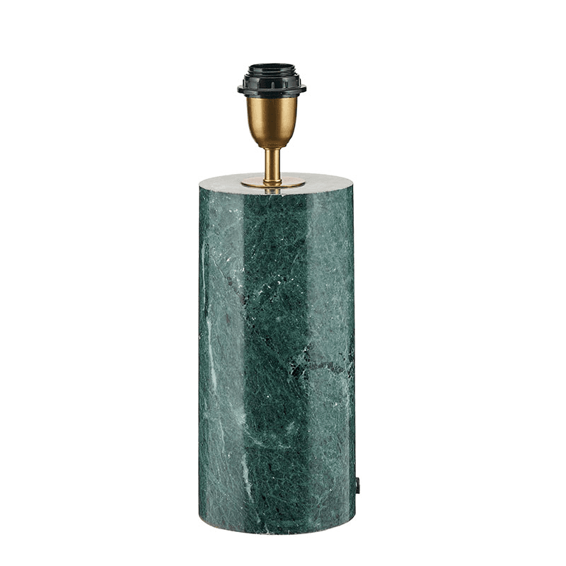 Kiorini Table Lamp Base, H35cm, Green Marble
