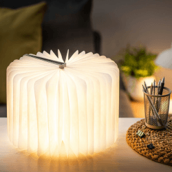Image showing the Linen Book Light, Large, Urban Grey product.