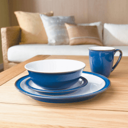 Image showing the Imperial Blue 16 piece tableware set product.