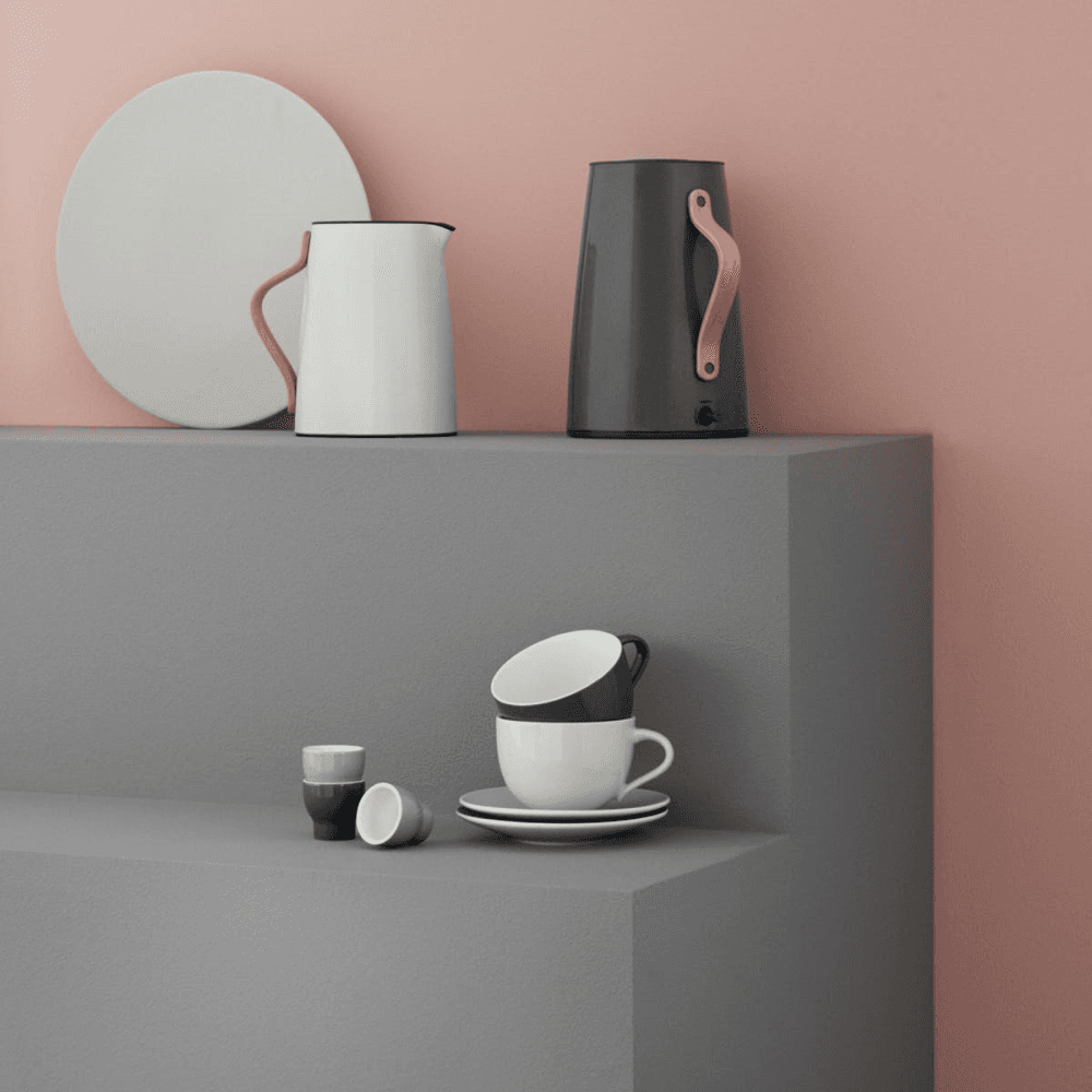 Emma by HolmbäckNordentoft Pair of cups, Grey