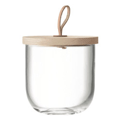 Image showing the Ivalo Storage container with ash lid, H15.5cm, clear product.