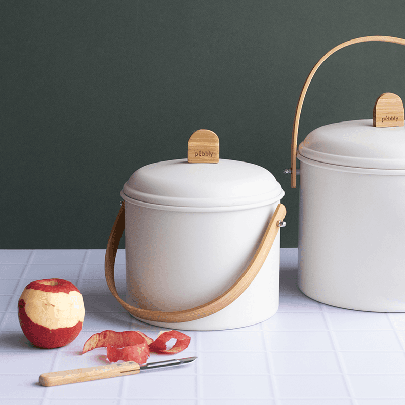 Compost Bin, 7L, Cream