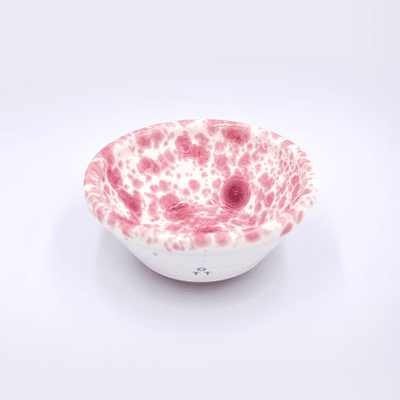 Splatter Nut Bowl, D12cm, Cranberry