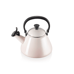 Image showing the Stoneware Kone Kettle, 1.6L, Shell Pink product.