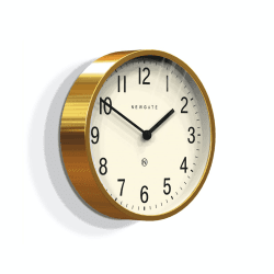 Image showing the Master Edwards Wall clock, D30cm, Radial Brass product.