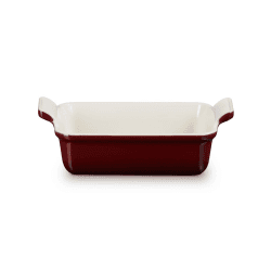 Image showing the Stoneware Heritage Rectangular Dish, 19cm, Garnet product.