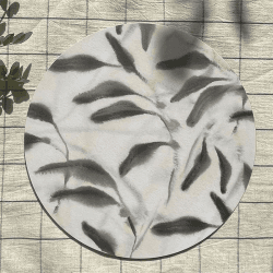 Image showing the Amongst Placemat, D28cm, Beige Grey product.