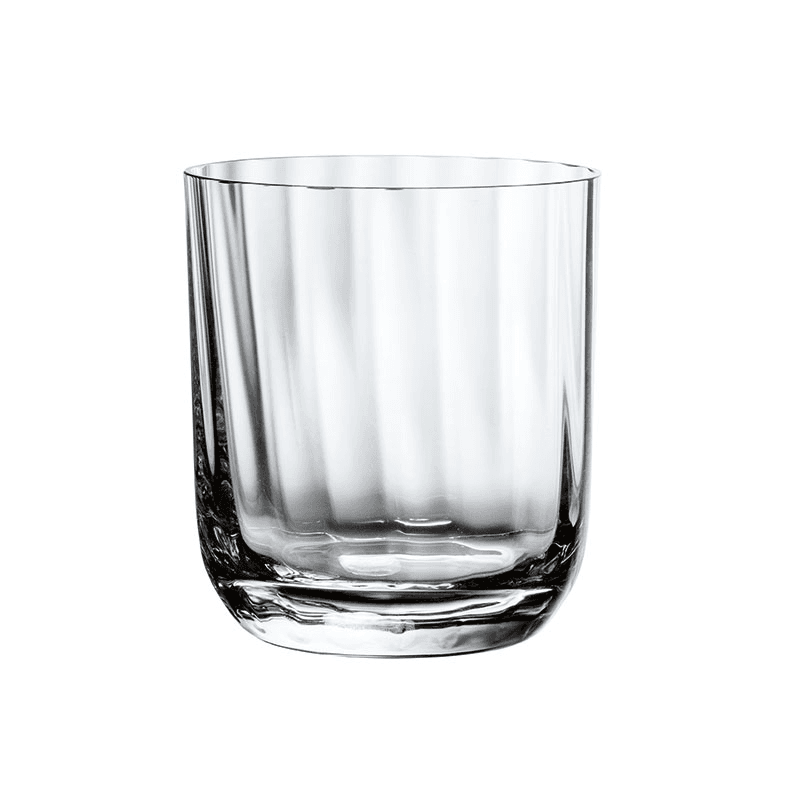 Rose Garden Water Glass Set of 4, 250ml, Clear