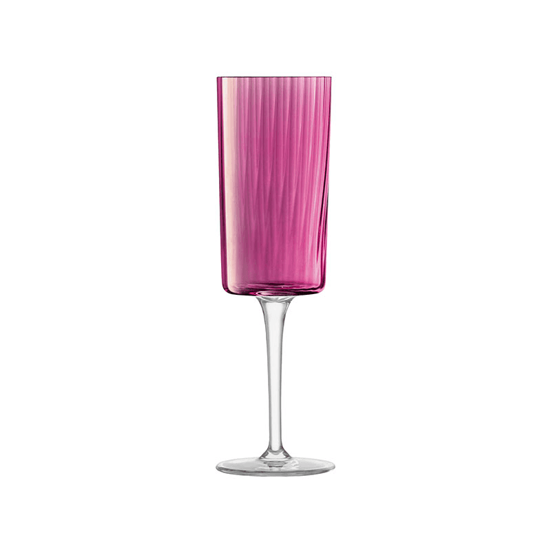 Gems Set of 4 Champagne Flutes, 210ml, Garnet