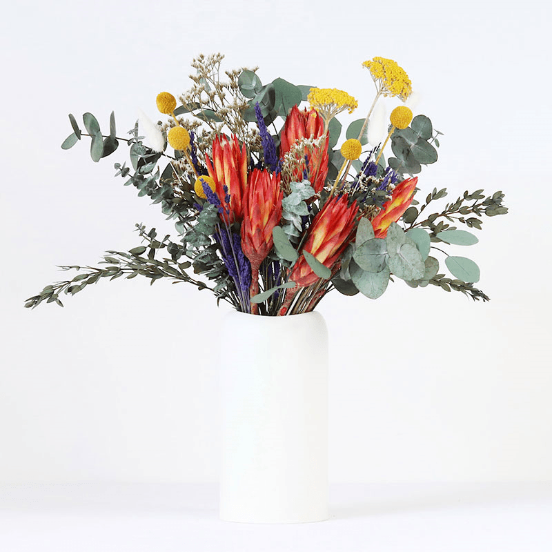 Colour Pop Large hand-tied bouquet, H42-48cm, Verbena