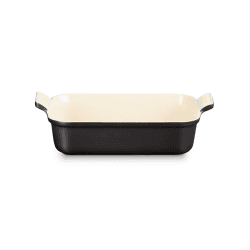 Image showing the Stoneware Rectangular dish, 26 x 19cm - 2.3 litre, Satin Black product.