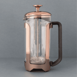 Image showing the Roma Stainless Steel Cafetière, 8 Cup, Copper product.